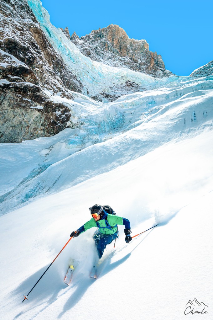 © Cheule Photography - Les Alpes et leur or blanc - Ski - Freeride - Poudreuse - Écrins - Col Claire - Maxime Buffet - Neige - Snow - Glacier - Armande