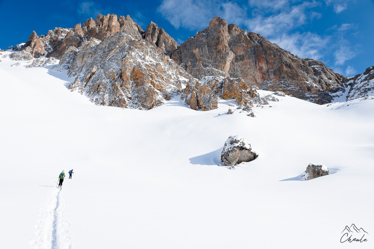 ©Cheule Photography - Les Alpes et leur or blanc - Ski - Neige - Snow - Col du Lautaret - Hautes Alpes - Ski de randonnée - Poudreuse - Galibier - Tête Noire