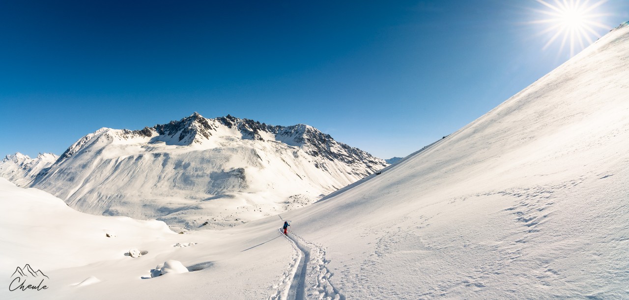 ©Cheule Photography - Panoramique - Ski - Alpinisme - Ski de randonnée - Poudreuse - Écrins - Panorama - Arsine